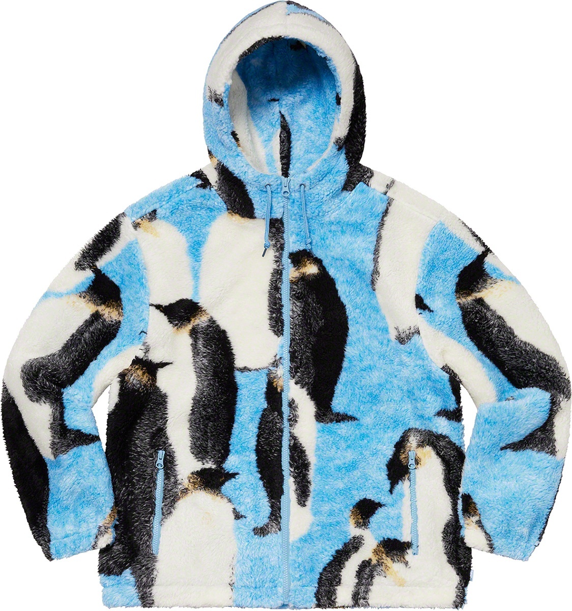 Penguins Hooded Fleece Jacket view 8